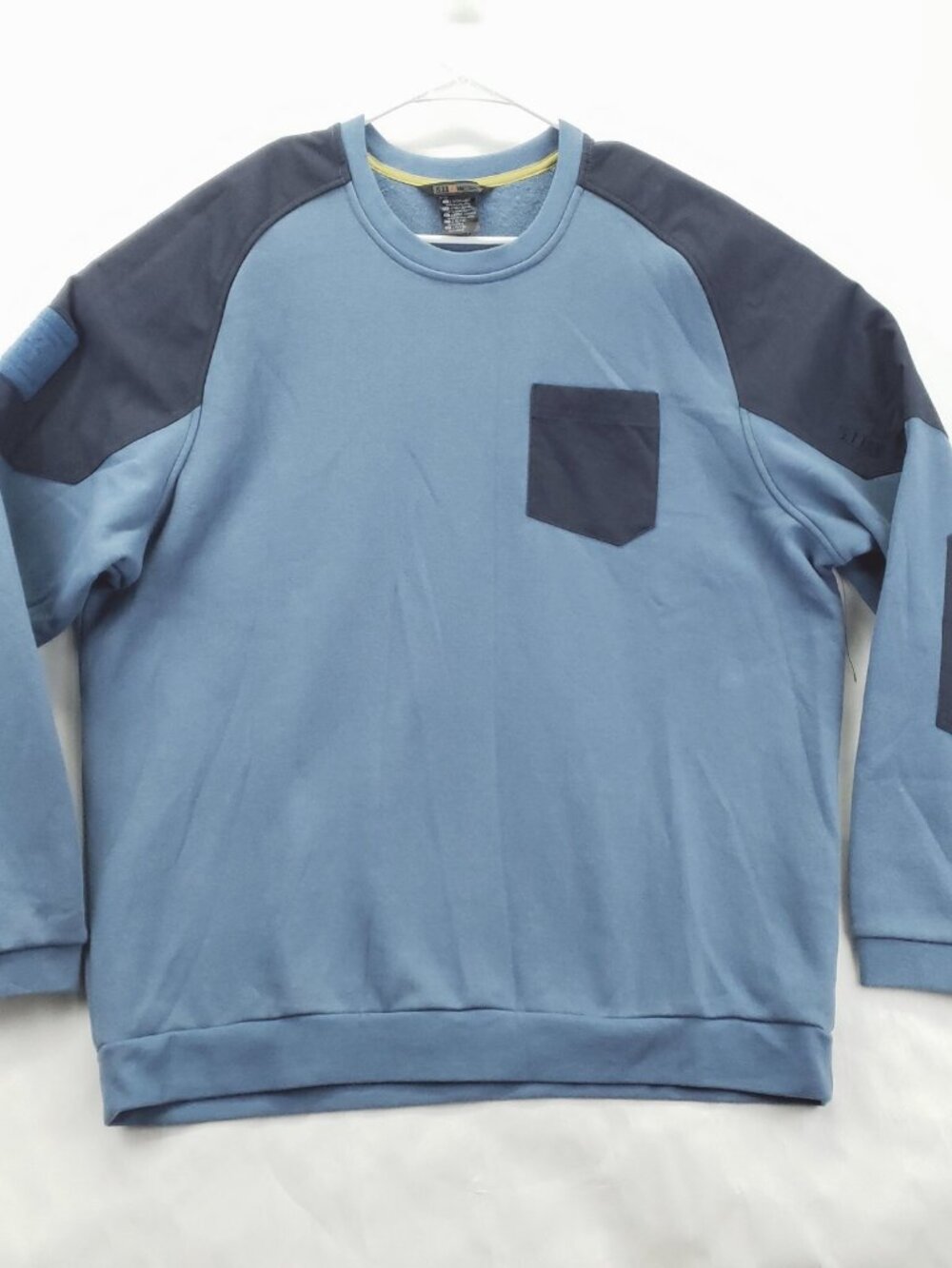 5.11 Tactical Sweater Mens 2XL Blue Stretch Long Sleeve Crew Neck Heavy